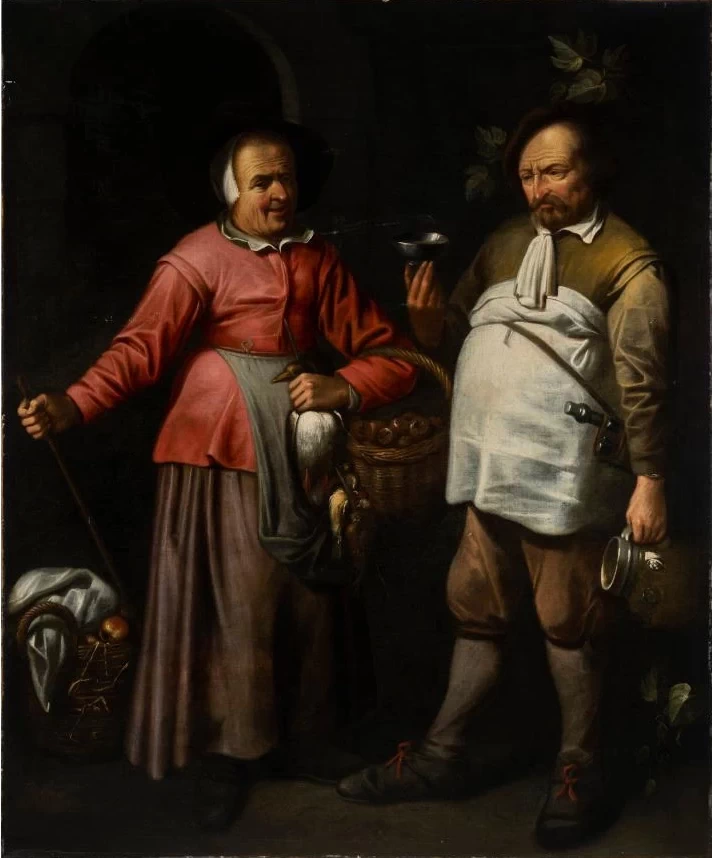 David Ryckaert III - Coppia di osti